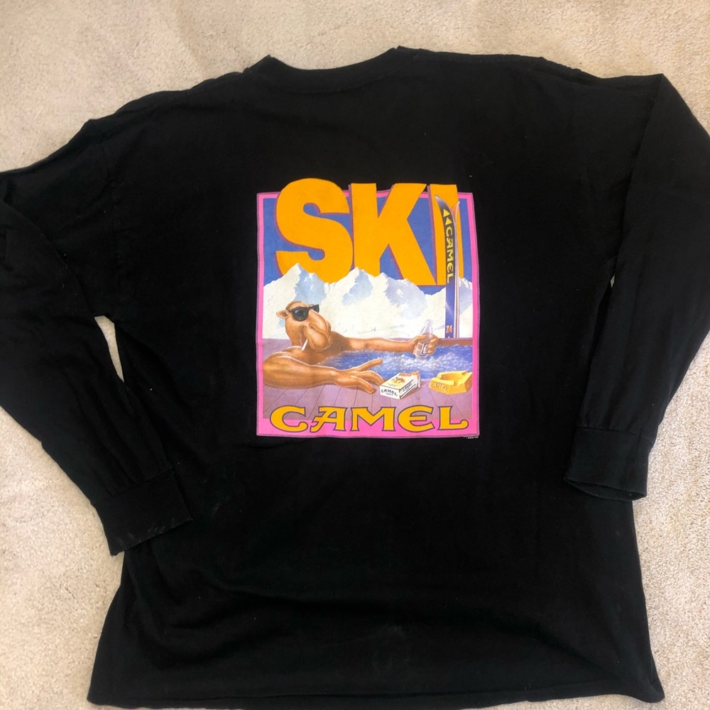 vintage ski camel montana 1993 tshirt xl